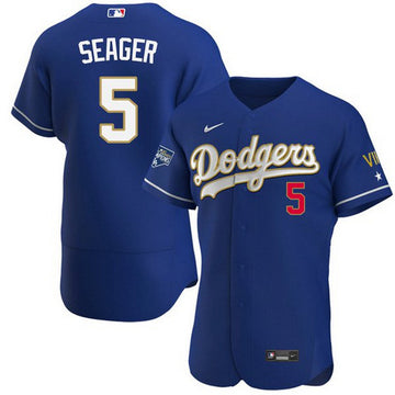 Corey Seager Los Angeles Dodgers royal jersey