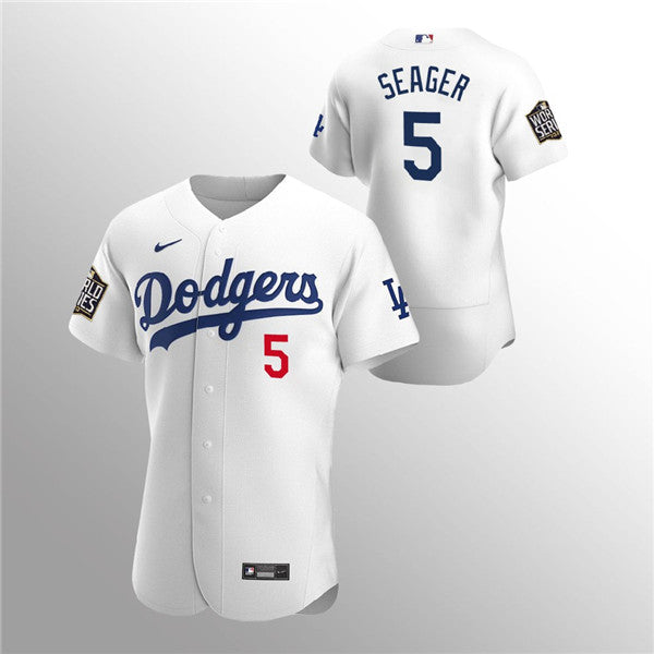 Corey Seager Los Angeles Dodgers white jersey