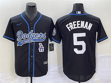 Freddie Freeman Los Angeles Dodgers black jersey