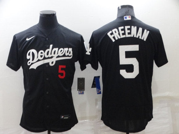 Freddie Freeman Los Angeles Dodgers black jersey
