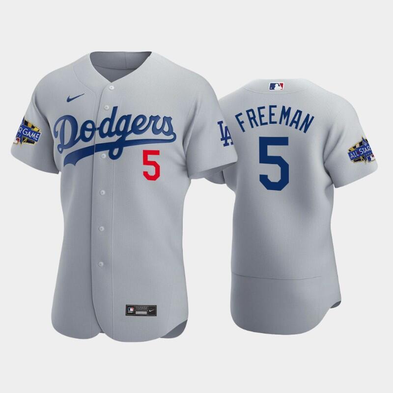 Freddie Freeman Los Angeles Dodgers gray All-Star jersey