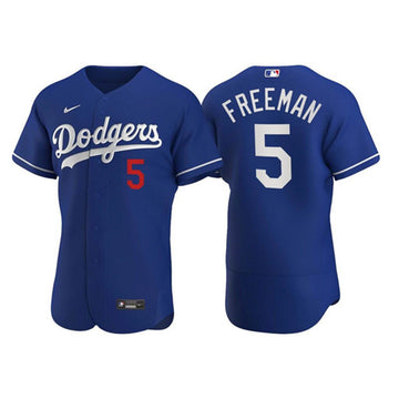Freddie Freeman Los Angeles Dodgers royal jersey