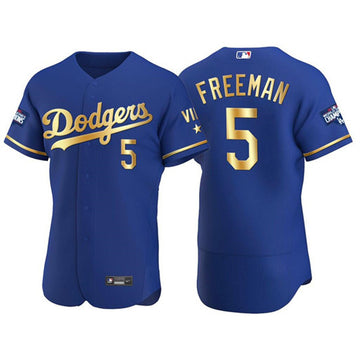 Freddie Freeman Los Angeles Dodgers royal jersey