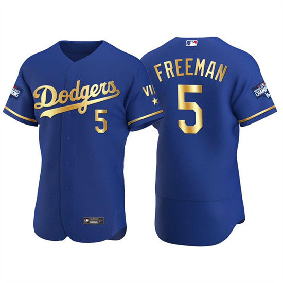 Freddie Freeman Los Angeles Dodgers royal jersey