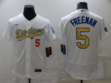 Freddie Freeman Los Angeles Dodgers white jersey