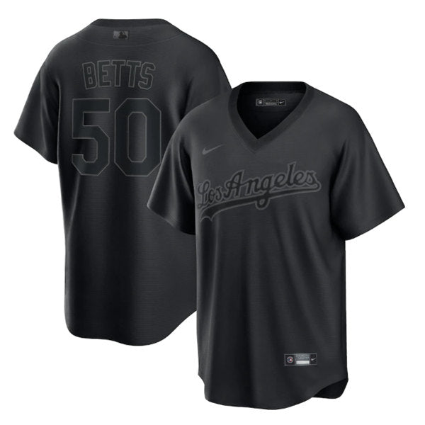 Mookie Betts Los Angeles Dodgers black Fashion jersey