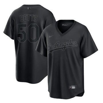 Mookie Betts Los Angeles Dodgers black Fashion jersey