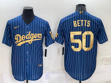 Mookie Betts Los Angeles Dodgers navy jersey