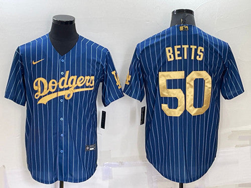Mookie Betts Los Angeles Dodgers navy jersey