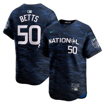 Mookie Betts Los Angeles Dodgers royal All-Star jersey