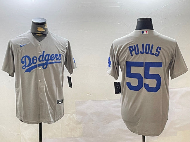 Albert Pujols Los Angeles Dodgers gray jersey