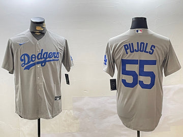 Albert Pujols Los Angeles Dodgers gray jersey