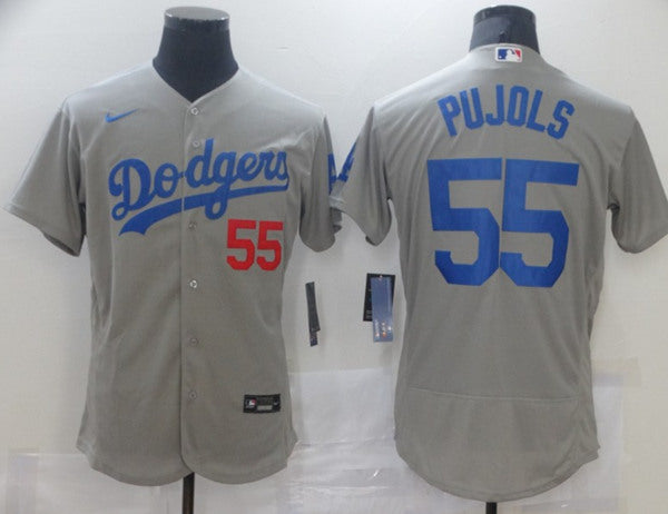 Albert Pujols Los Angeles Dodgers grey jersey