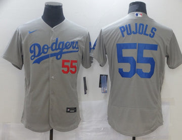 Albert Pujols Los Angeles Dodgers grey jersey