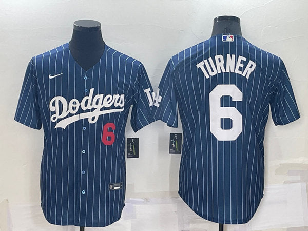 Trea Turner Los Angeles Dodgers navy jersey