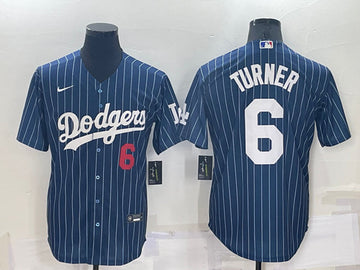 Trea Turner Los Angeles Dodgers navy jersey