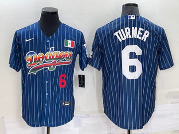 Trea Turner Los Angeles Dodgers navy jersey