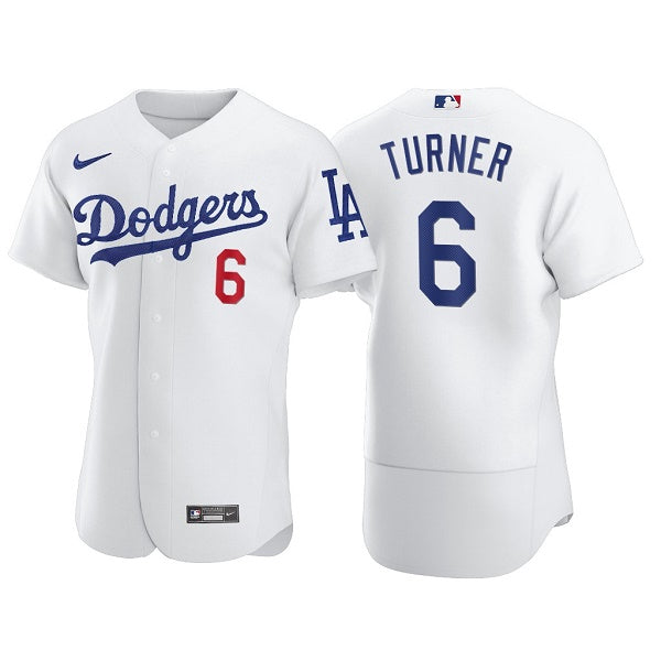 Trea Turner Los Angeles Dodgers white jersey