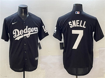 Blake Snell Los Angeles Dodgers black jersey