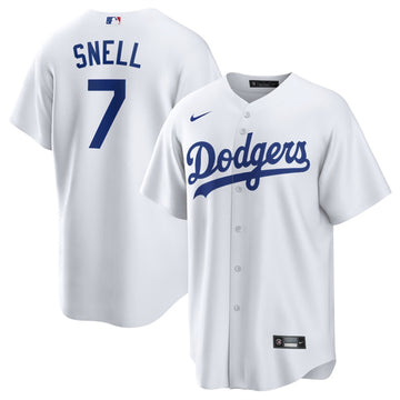 Blake Snell Los Angeles Dodgers white jersey