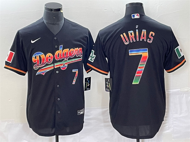 Julio Urias Los Angeles Dodgers black jersey