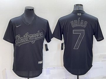 Julio Urias Los Angeles Dodgers black Fashion jersey