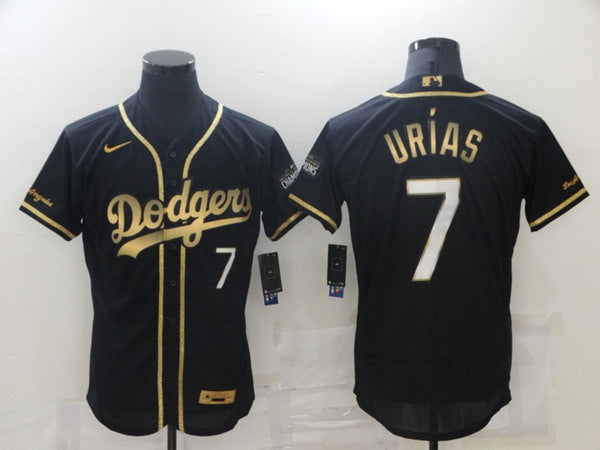 Julio Urias Los Angeles Dodgers black jersey