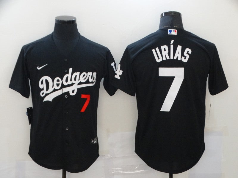 Julio Urias Los Angeles Dodgers black jersey