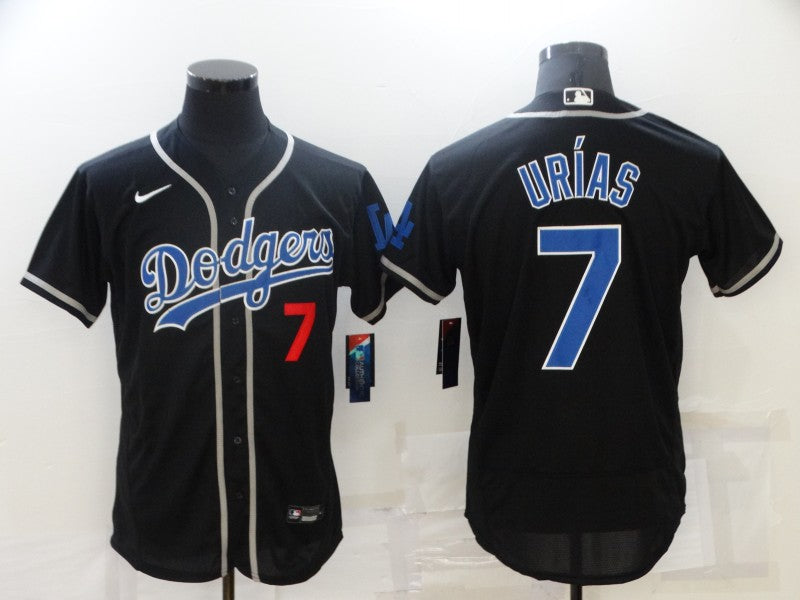 Julio Urias Los Angeles Dodgers black jersey