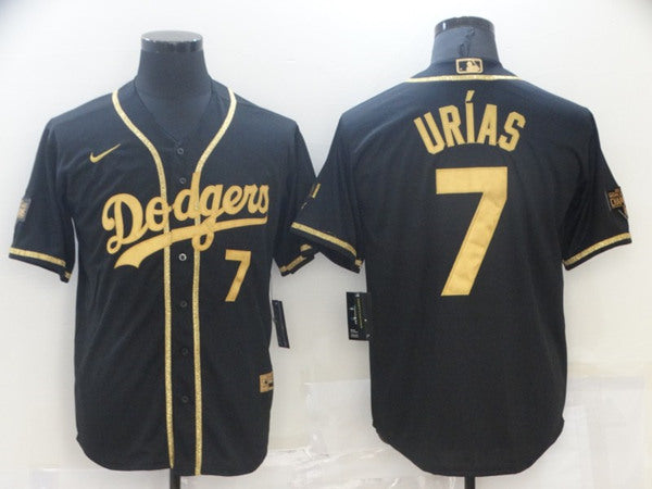 Julio Urias Los Angeles Dodgers black jersey