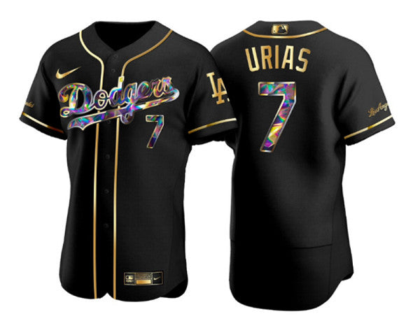 Julio Urias Los Angeles Dodgers black jersey