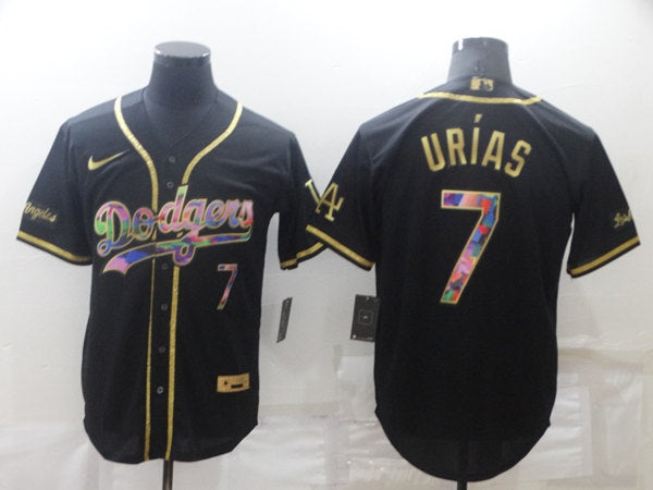 Julio Urias Los Angeles Dodgers black jersey