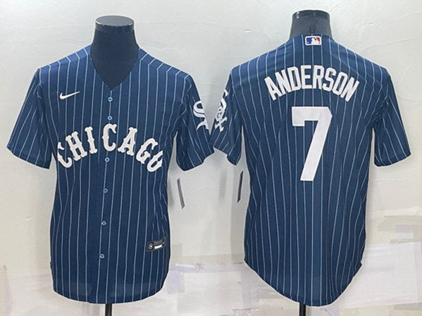 Tim Anderson Los Angeles Dodgers navy jersey