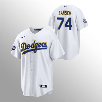 Kenley Jansen Los Angeles Dodgers gold jersey