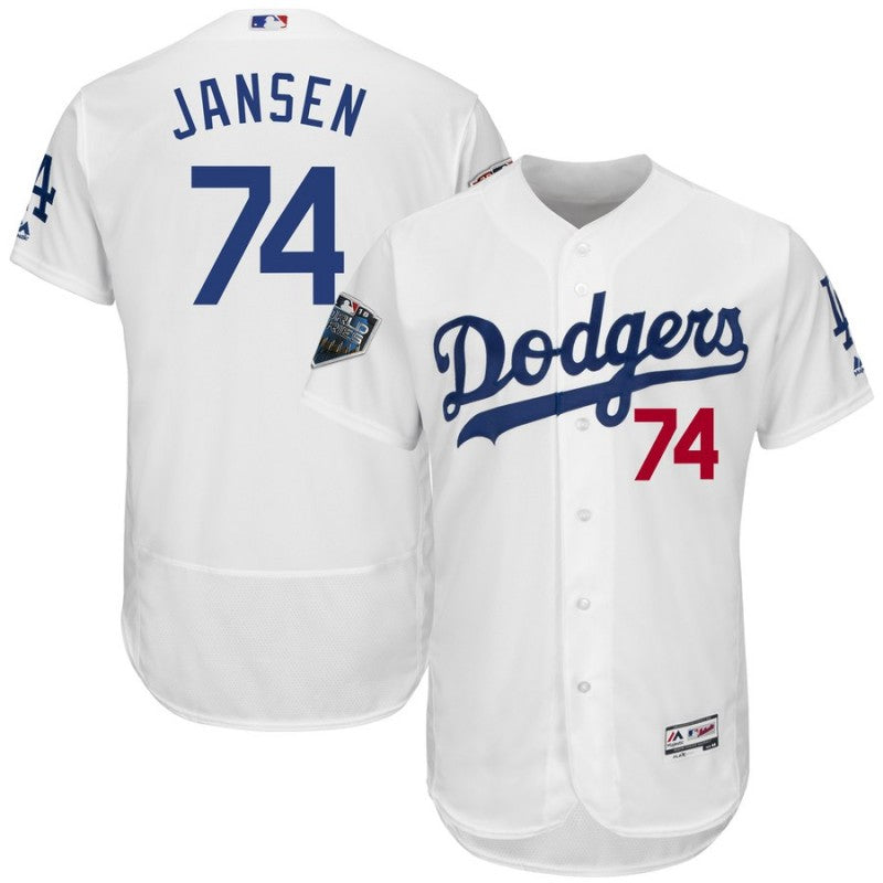 Kenley Jansen Los Angeles Dodgers white jersey