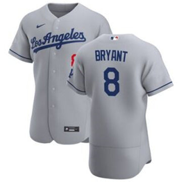 Bryant Los Angeles Dodgers grey jersey