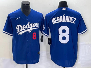 Enrique Hernandez Los Angeles Dodgers blue jersey