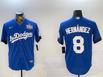 Enrique Hernandez Los Angeles Dodgers royal City Connect jersey
