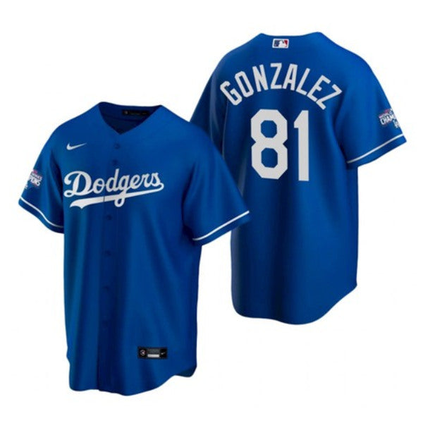 Victor Gonzalez Los Angeles Dodgers royal Home jersey