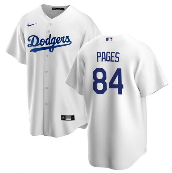 Andy Pages Los Angeles Dodgers white jersey