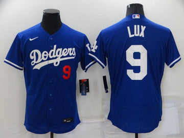 Gavin Lux Los Angeles Dodgers royal jersey