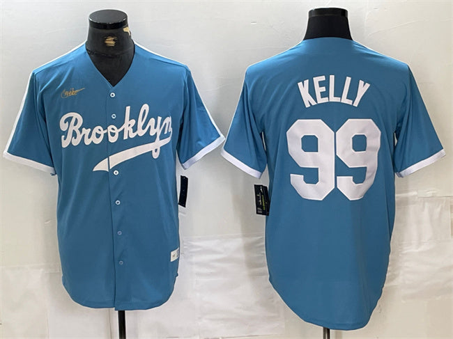 Joe Kelly Los Angeles Dodgers blue Throwback jersey