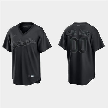 Custom Los Angeles Dodgers black Fashion jersey