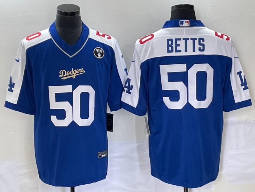 Custom Los Angeles Dodgers blue jersey