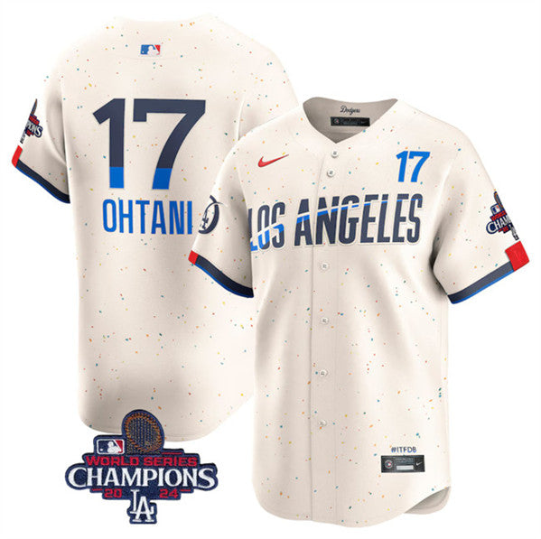 Custom Los Angeles Dodgers cream City Connect jersey