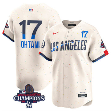 Custom Los Angeles Dodgers cream City Connect jersey