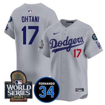 Custom Los Angeles Dodgers gray jersey