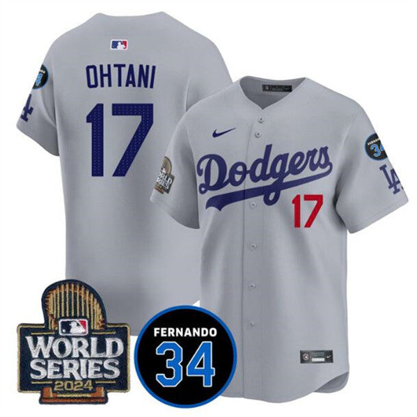 Custom Los Angeles Dodgers gray jersey