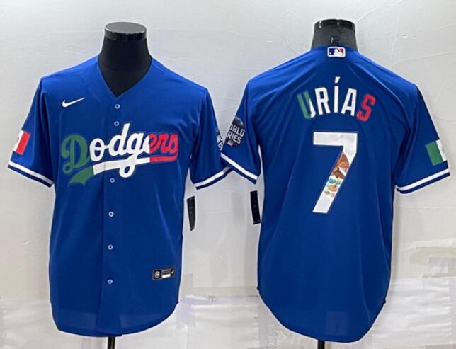 Custom Los Angeles Dodgers royal jersey