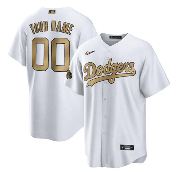 Custom Los Angeles Dodgers white All-Star jersey